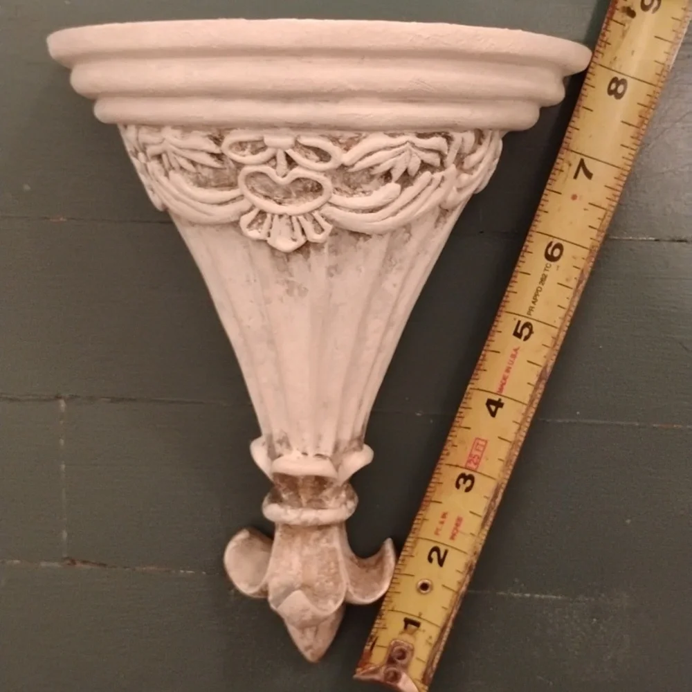Two French Country Wall Sconces/Shelves 6
